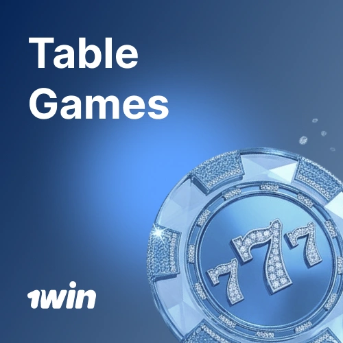 Play classic casino table games like roulette and blackjack at 1win.